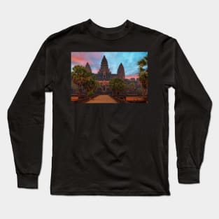 Angkor Wat Sunset Long Sleeve T-Shirt